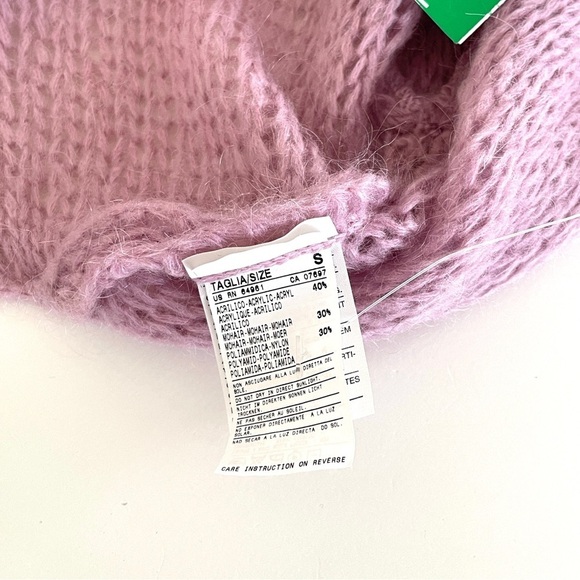 United Colours Of Benetton Knitted Open Front Mohair Cardigan - Picture 9 of 9